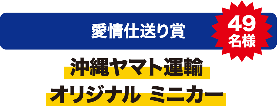 沖縄ヤマト運輸オリジナル ミニカー